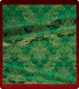 Metallic Brocade Fabric - 545-GR-GR-GM