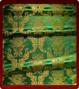 Metallic Brocade Fabric - 550-GR-GR-GM