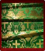 Metallic Brocade Fabric - 560-GR-GR-GM
