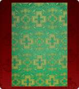 Metallic Brocade Fabric - 565-GR-GR-GM