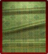 Metallic Brocade Fabric - 610-GR-GR-GM
