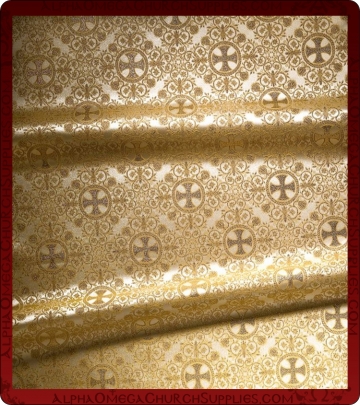Metallic Brocade Fabric - 595-WS-GS-GM